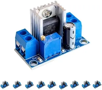 10 Packs LM317 DC-DC Circuit Board Module, Linear Regulator, LM317 Adjustable Voltage Regulator Power Supply