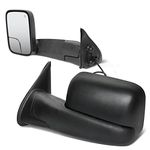 Auto Dynasty - Powered Adjustment Heated - Towing Mirror with Corner Blind Spot Mirror Compatible with Tacoma 05-15, Driver and Passenger Side, Black