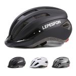 Bike Helmet Men Womens Cycle Helmets Adults LEPESFON with Visor Light Breathable Mountain Bike Helmet and Mens Road Bike Helmet Adjustable Bike Helmet Women 56-61cm