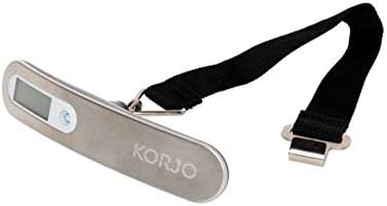 Korjo Digital Luggage Scale, Silver
