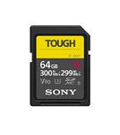 Sony 64GB SF-G series TOUGH specification UHS-II U3 V90 SDHC Digital Memory Card Card - Read 300MB/s Write 299MB/s SF-G64T