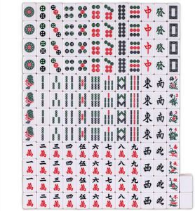 Yellow Mountain Chinese Mahjong Set – Classic Tiles & Accessories