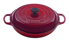 Le Creuset LS2532-3067 3.2 L Braiser, Cerise