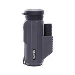 SCOKC Waterproof Monocular Telescope | Lightweight with Travel Bag, Compact, 10X Magnification, Wide Field of View for Bird Watching, Hunting, Hiking, Camping (12x32, Dark Grey)