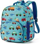 Telena Kids Backpack for Boys Girls, Cute Water Resistant Toddler Preschool Backpack with Adjustable Padded Straps, Blue Unicorn