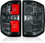 DWVO Tail Light Assembly Compatible with 2014-2018 Chevy Silverado 1500 2500HD 3500HD & 2015-2018 GMC Sierra Tail Lights Replacement Tail Lamps