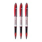 UNI-BALL Air UBA188L 0.7mm Roller Ball Pen | Red Ink, Pack of 3