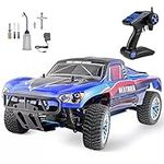 HEBXMF Nitro RC Cars Two Speed RC Buggy Rock Crawler Truck 4WD Off-Road RC Car Nitro Gas Power Off Road Short Course Truck with Igniter, Methanol Fuel RC Climbing Vehicle, Adult Toy Gift