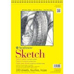 Pro-Art Strathmore 9-Inch by 12-Inch Spiral Sketch Book, 100-Sheet