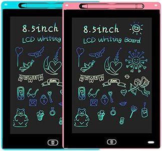 2 Pack LCD Writing Tablet for Kids, Colorful Screen Drawing Board,8.5inch Magnetic Drawing Board, Boogie Board Writing Tablet, Handwriting Tablet for Doodle Board Toys Gift for 3+Years Old Boy Girl