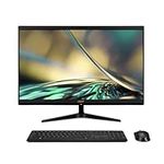 Acer Aspire C24-1700 All-in-One PC (Intel Core i5-1235U, 8GB RAM, 1TB SSD, 23.8 Inch Full HD Display, Windows 11, Black)