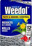 Weedol Path Weed Killer Liquid Concentrate 12 Tubes Treats 120m2 Garden Path & Patio Weed Control