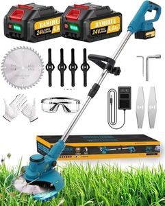 Vrishay12v Cordless Grass Hedge Trimmer/Cutting/Machine - Lawn Mower Fast Rotation Motor with Multi Blades with 1.5Ah Battery, Charger
