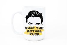 CRAFT MANIACS David Rose What The Actual Hell Printed 330 ML Tea/Coffee Mug for SCHITT'S Creek Lovers