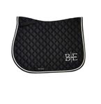 Bello-Equine Horse Saddle Pad (All Purpose, Black, LARGE/FULL)