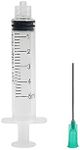 Shintop 10pcs 5ml Syringe with 18Ga 1.5 Inches Blunt Tip Needles for Experiments, Industrial Use