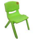 A406 Extra Strong Childrens Plastic Chair - Ideal nursery schools, clubs, etc (1, Green)