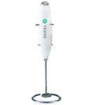 Tenzo Electric Matcha Whisk and Milk Frother (Batteries Included) - Handheld Foam Maker for Matcha Lattes - Whisk Drink Mixer for Matcha, Coffee, Cappuccino, Mushroom, and Other Drinks