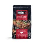 Weber Beef Smoking Blend Wood Chips | Hardwood Cooking Pellets | 0.7 kg | BBQ Smoker Wood Chips | Barbeque & Smoker Fuel | Alternative to Briquettes, 100% Natural Wood Chunks for Smoking (17663)