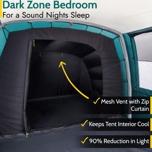 Trail Brazen 4-Person Air Tent – Spacious Family Camping Shelter
