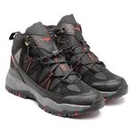 ASIAN Men's Everest-21 Sports Trekking & Hiking,Walking Hi-Neck Shoes with Rubber Outsole & Memory Foam Insole Lace-Up Shoes for Men's & Boy's Black RED