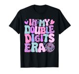 In My Double Digits Era Retro 10 Year Old 10th Birthday Girl T-Shirt