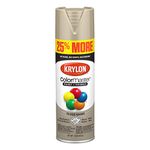 Krylon K03418007 ColorMaster Primer Bonus, Gloss, Khaki, 15 oz. Spray Paint, 25%
