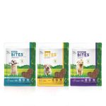 Natural Remedies Smart Bites Training and Development Treats, Junior Bites, Puppy Growth Treats, Immunity Bites, Natural & Safe for Dogs, Cats and Pups of All Breeds (Combo Pack of 3, 75 gm Each)