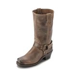 Frye Women's Harness 12R Leather Boots Smoke/Old Town, Size 8.5