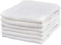 Set of 6 Nappy Inserts 100% Bamboo for Reusable Nappies - 4-Layer Bamboo Inserts