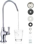 Puroflo Chrome Reverse Osmosis Faucet, NSF Certified Lead-Free Drinking Water Faucet for Under Sink Water Filtration System and RO System, Non-Air Gap Chrome RO Faucet, Filtered Water Faucet FLR-575CP