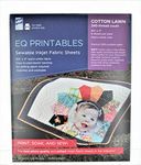 "Premium Printable Cotton Lawn Fabric 8.5""X11"" 6/Pkg-100% Cotton"
