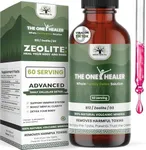 The one Healer Detox | Zeolite Detox for Kids and Adult | desparasitante para adultos humanos | Gut Support & Speech | Pure Liquid Zeolite Drops with Methyl B12 + D3 | Full Body Detox Cleanse | 2.1oz