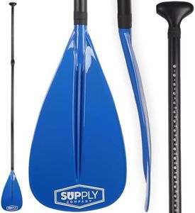 Alloy SUP Paddle - 3 Piece Adjustable Stand Up Paddle Board Paddles - Floating Paddleboard Paddle with Aluminum Shaft & Nylon Blade - Stand-Up Paddleboarding Oar for Travel