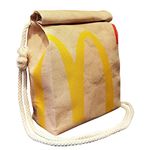 SHANDADDY French Fries Canvas Messenger Bag Large Capacity Hobo Bag with Multiple Compartments Casual Bag unisex Funny Cute Cartoon Korean Shoulder Bag School bag Hand Bags backpack (shoulder bag)