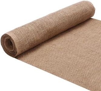 butarfe 40”x15 Feet Burlap Garden Fabric Natural Burlap Tree Wrap Rolls, Weed Barrier Multipurpose Burlap Fabric Roll Premium Jute Liner Jute Fiber Material for Gardening Outdoor Trees Weddings Party