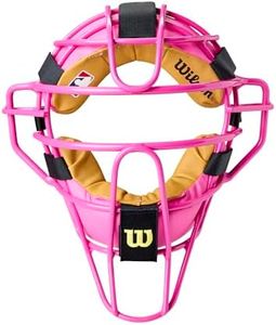 Wilson Dyna-Lite™ Pink Aluminum Umpire Facemask - OSFA