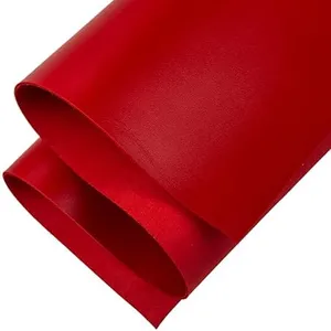 Shkira 12''X24'' Tooling Leather Square - 2.0MM Red Leather Sheets for Crafts - Leather Sheets for Crafts Tooling Sewing Hobby - Thick Cowhide Leather Pieces - Fabric for Crafting