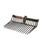 SILVERLINE Manure Fork Head Without Handle - Super Strong and Durable - Canadian Made, Premium Replacement Rake & Shake Polymer Fork Head