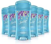 Secret Fresh Antiperspirant and Deodorant Clear Gel, Luxe Lavender, 2.6 Oz (Pack of 6).