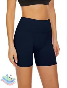OVRUNS Period Short Heavy Flow Menstrual Boyshort Leakproof Women's Period Underwear for Incontinence Maternity Postpartum, Blue, Medium