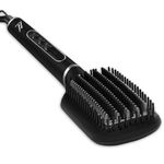 NexLev Ionic Hair Straightener Brush |Frizz-Free Straightening upto 12 H |Ceramic Tourmaline Coated| 60mm Wide Brush | 130-210° |Keratin Bristles| Thermo Protect Technology |No Scalp Burn|1500W|HSB-03