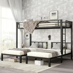 Bellemave Triple Bunk Bed for Kids,