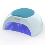 SUNUV UV LED Nail Lamp, UV Light for Gel Nails Professional Nail Dryer Manicure and Pedicure Nail Art Tools for Home Blue