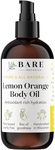 BARE BOTANICS 8 oz Moisturizing Lemon Orange Body Oil - 100% Pure & Natural for Skin & Nails - Perfect for Moisturization - Vegan, Cruelty Free & Naturally Scented Hair Oil