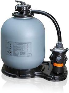 Gre FS500 - Sandfilter für Pools mit Vorfilter, 8 m³/h, Leistung 550W, für freistehende, eingelassene oder Aufstellpools