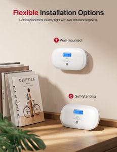 X-Sense Smart Carbon Monoxide Detector – LCD Display, App Control, Battery