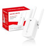 MERCUSYS 2024 Newest WiFi Extender, WiFi Booster, WiFi Repeater, MIMO Technology for Power WiFi, 300Mbps Internet Booster, Ultraxtend Home Wireless Signal Booster, Quick Setup, UK plug (New)