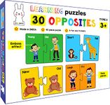 Play Poco Opposites Fun Type 3-30 Puzzles to Introduce Kids to Opposites 60 Piece Educational Puzzles - Beautiful Colorful Pictures