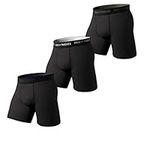 Pair of Thieves Men's 3 Pack Boxer Brief, Black, Large